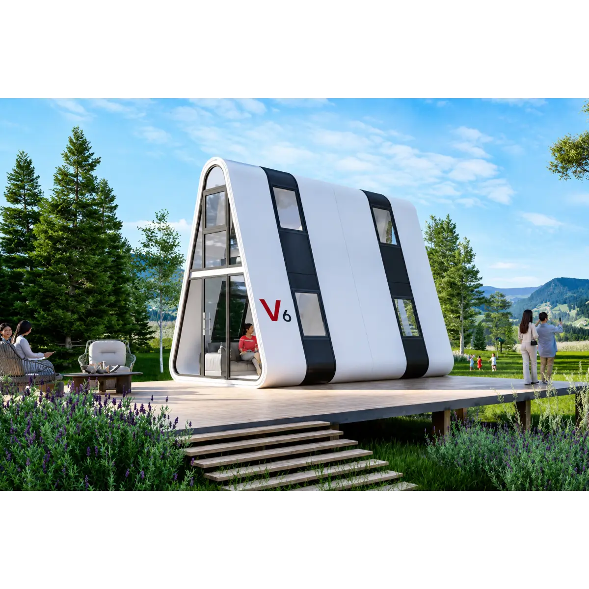 Casă Capsulă Triunghi V6