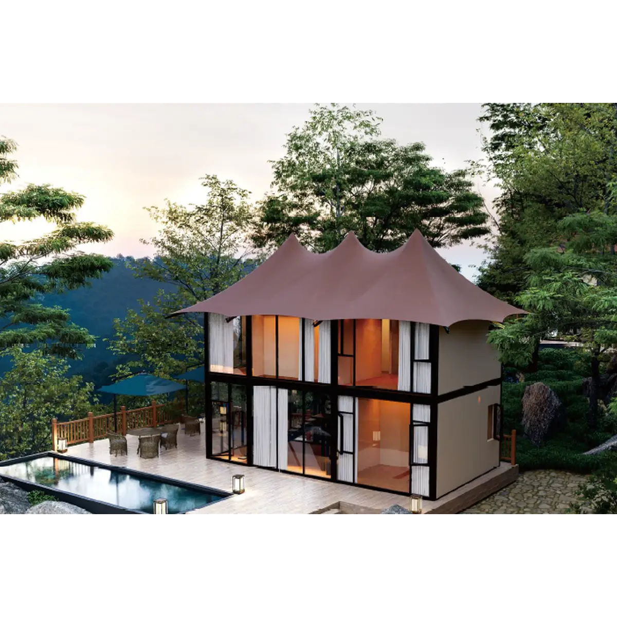 Tent Glamping Premium 90 m²