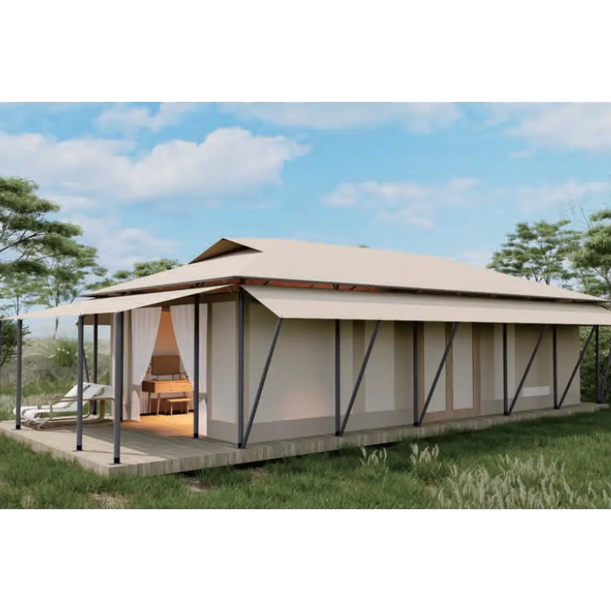 Tent Glamping Premium 49 m²
