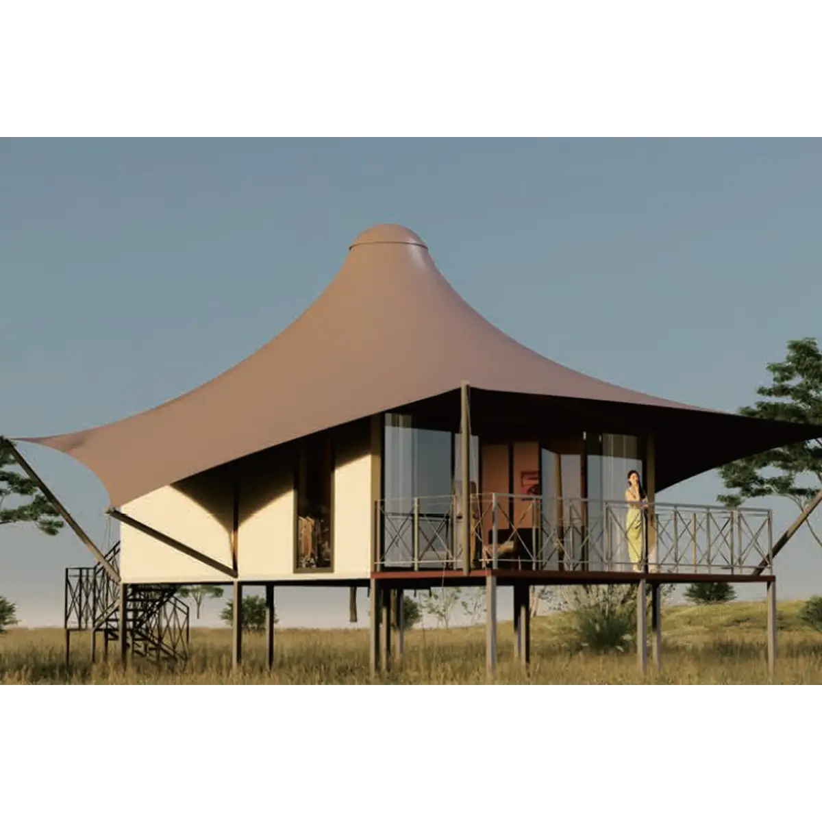 Tent Glamping Premium  56 m²