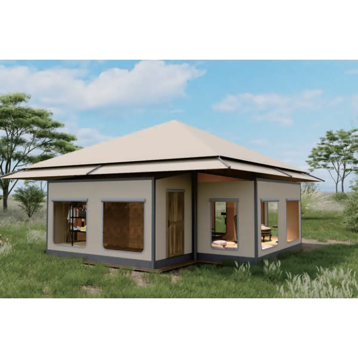 Tent Glamping Premium 43 m²