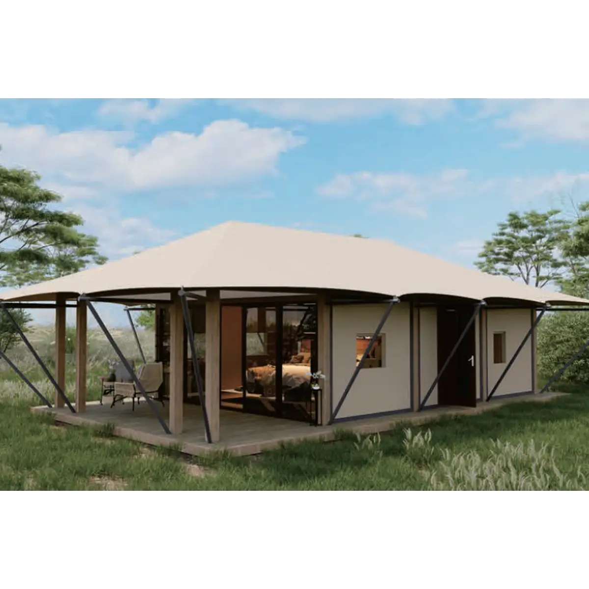Tent Glamping 55 m²
