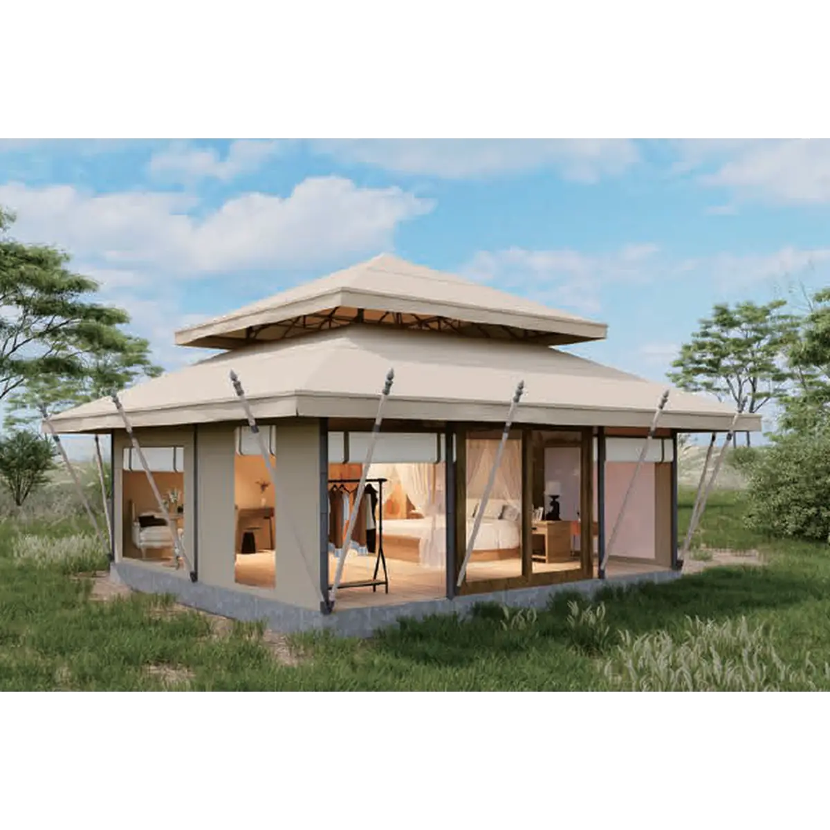 Tent Glamping  35 m²