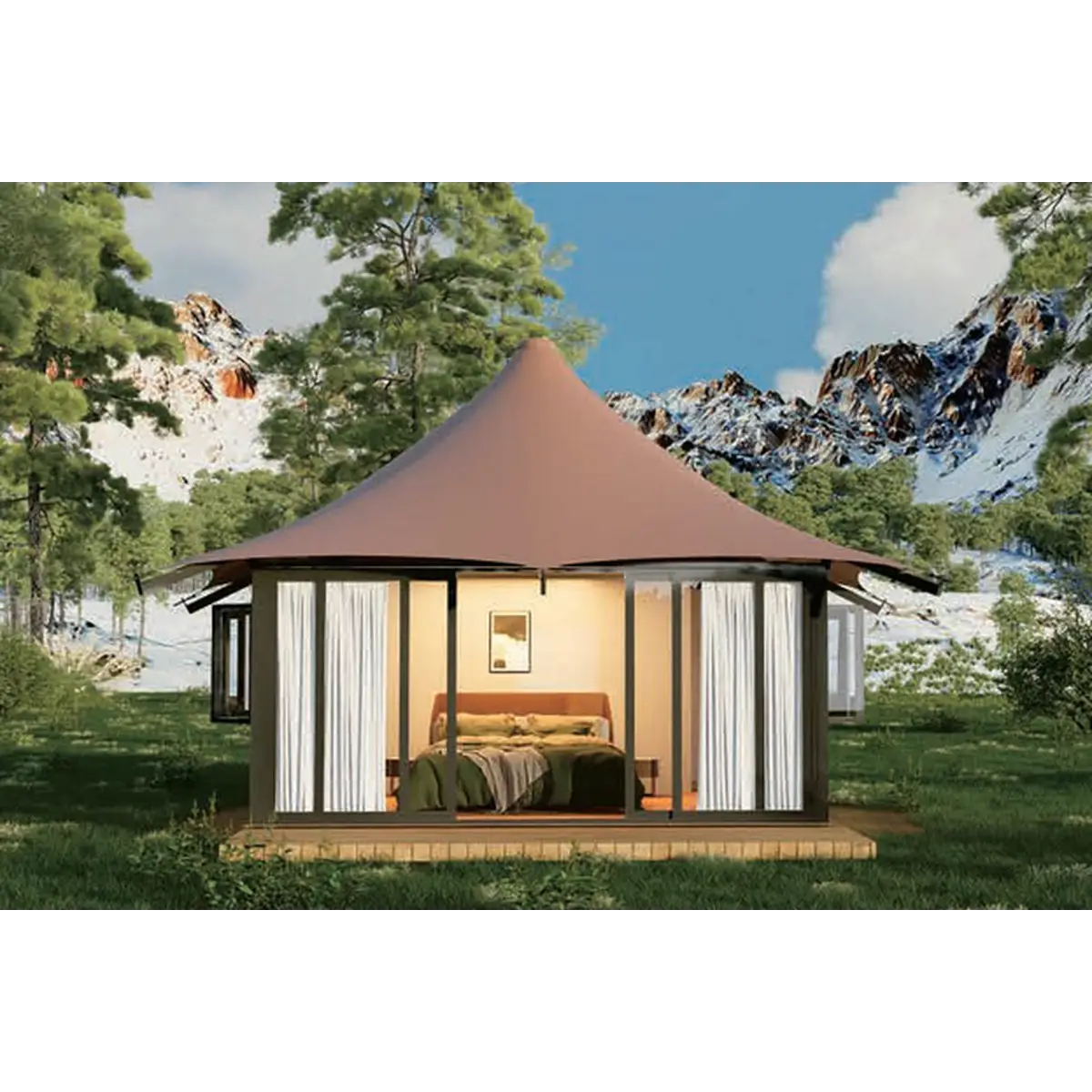 Tent Glamping Premium 24 m²
