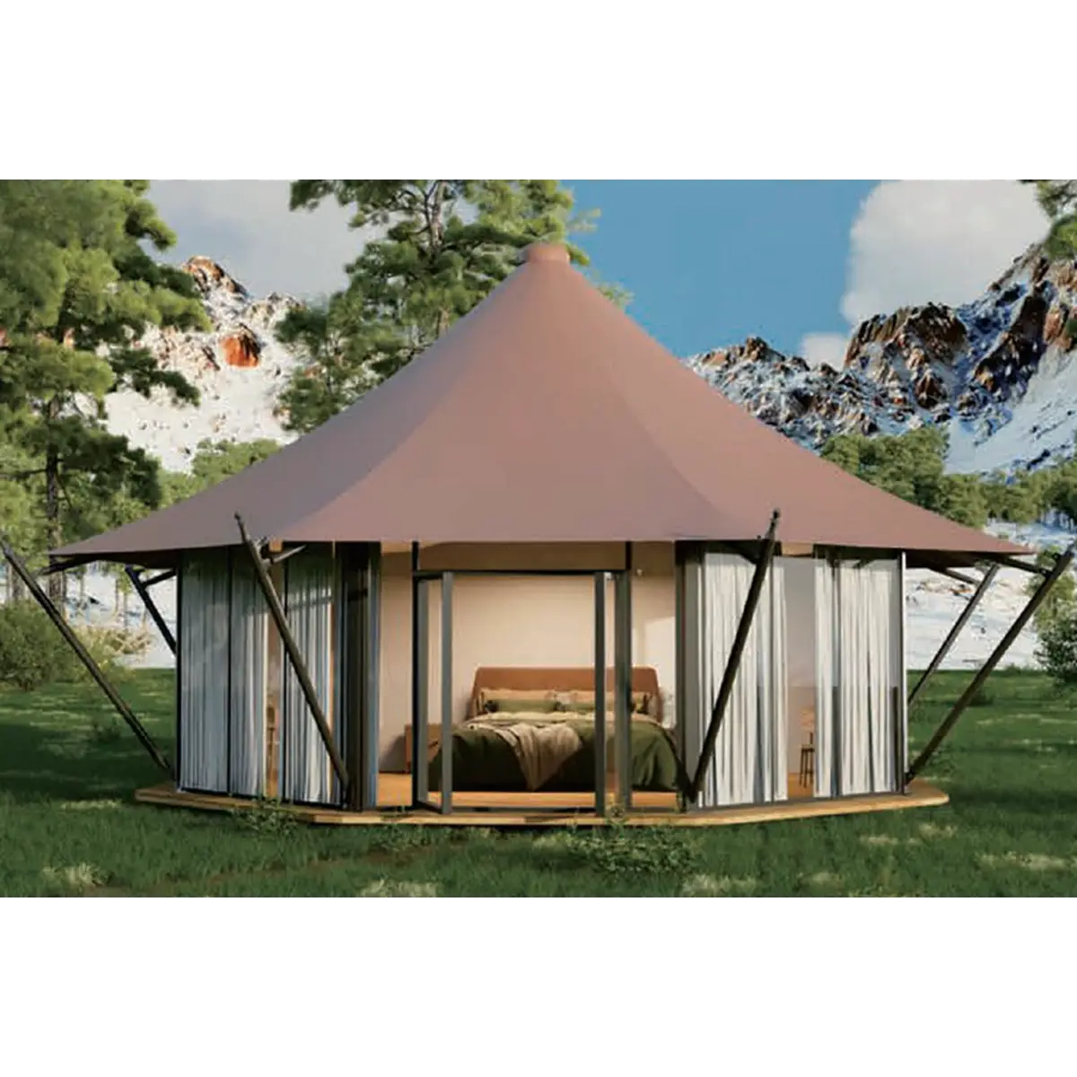 Tent Glamping Premium  44–78 m²