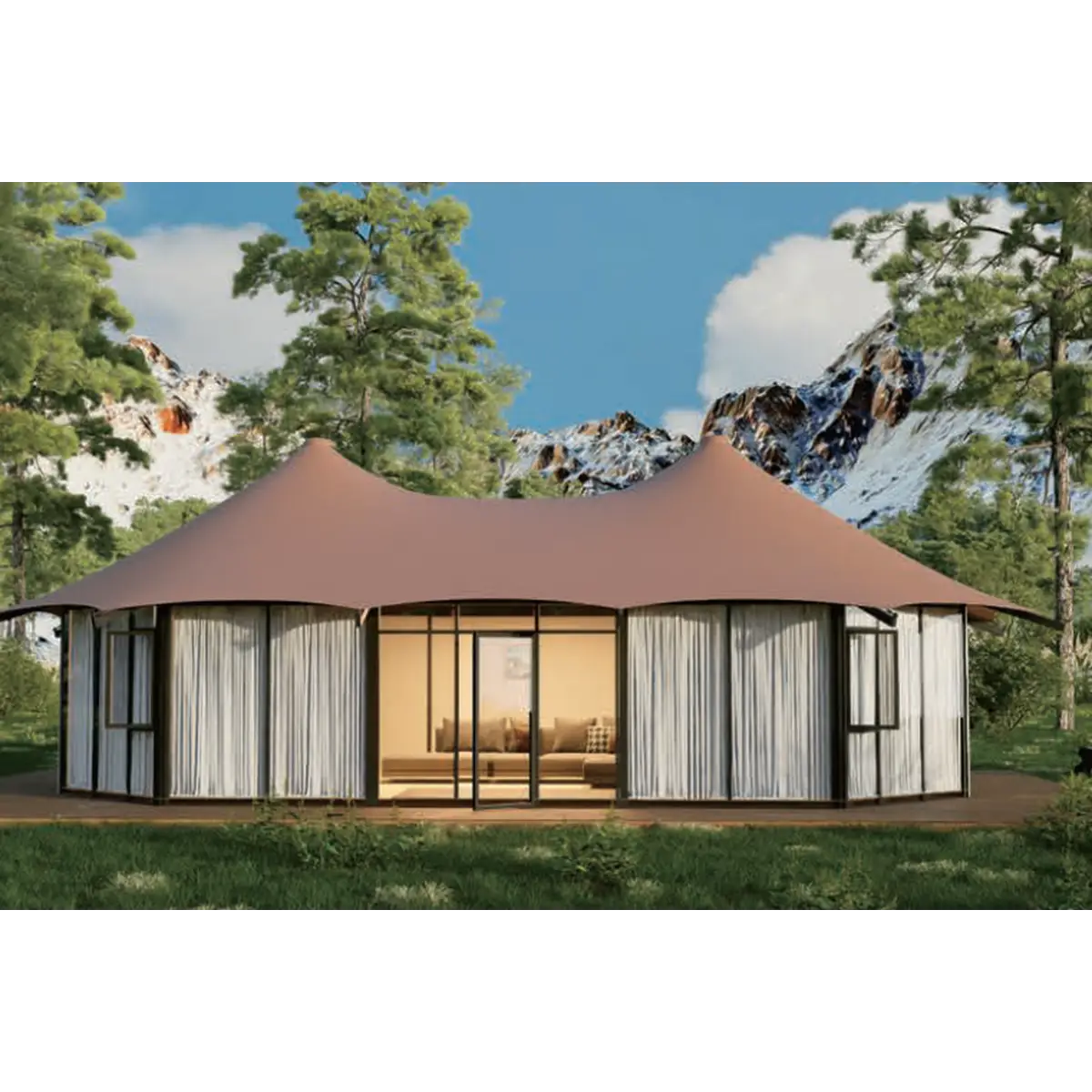Tent Glamping  77 m²