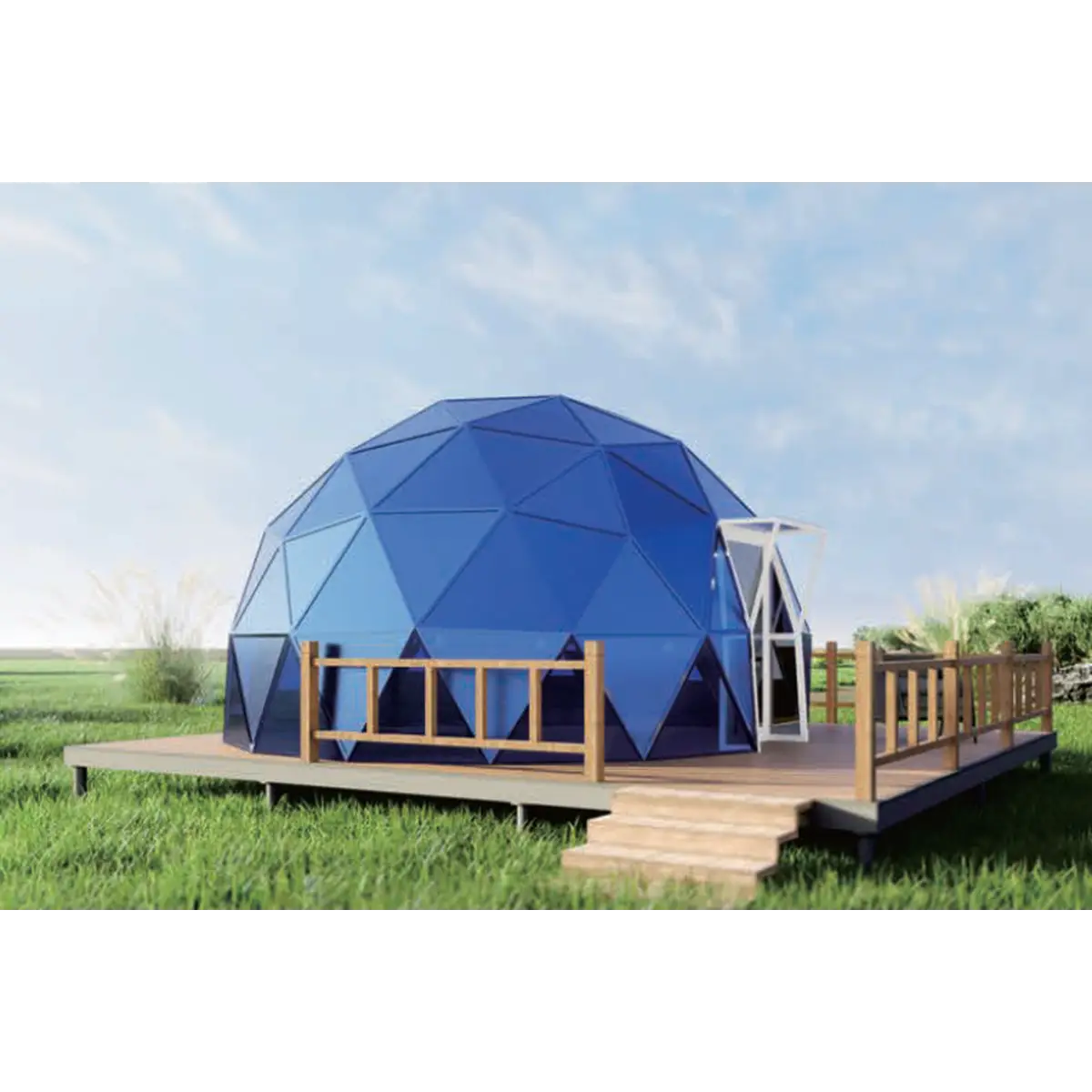 Dome Geodezic din Sticlă Standard 28 m²+