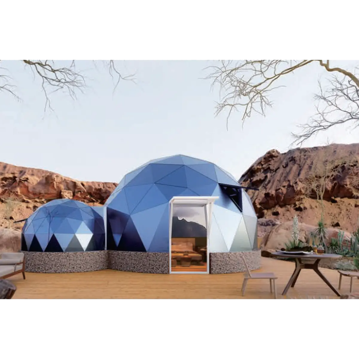 Dome Geodezic 35 m²