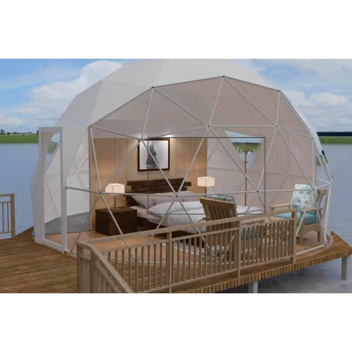 Dome Geodezic Standard PVC 28 m²+