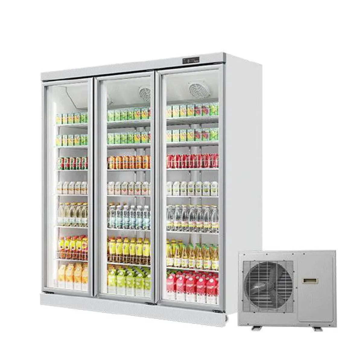Vitrină frigorifică remote 2000L, 2620 L, 3300 L