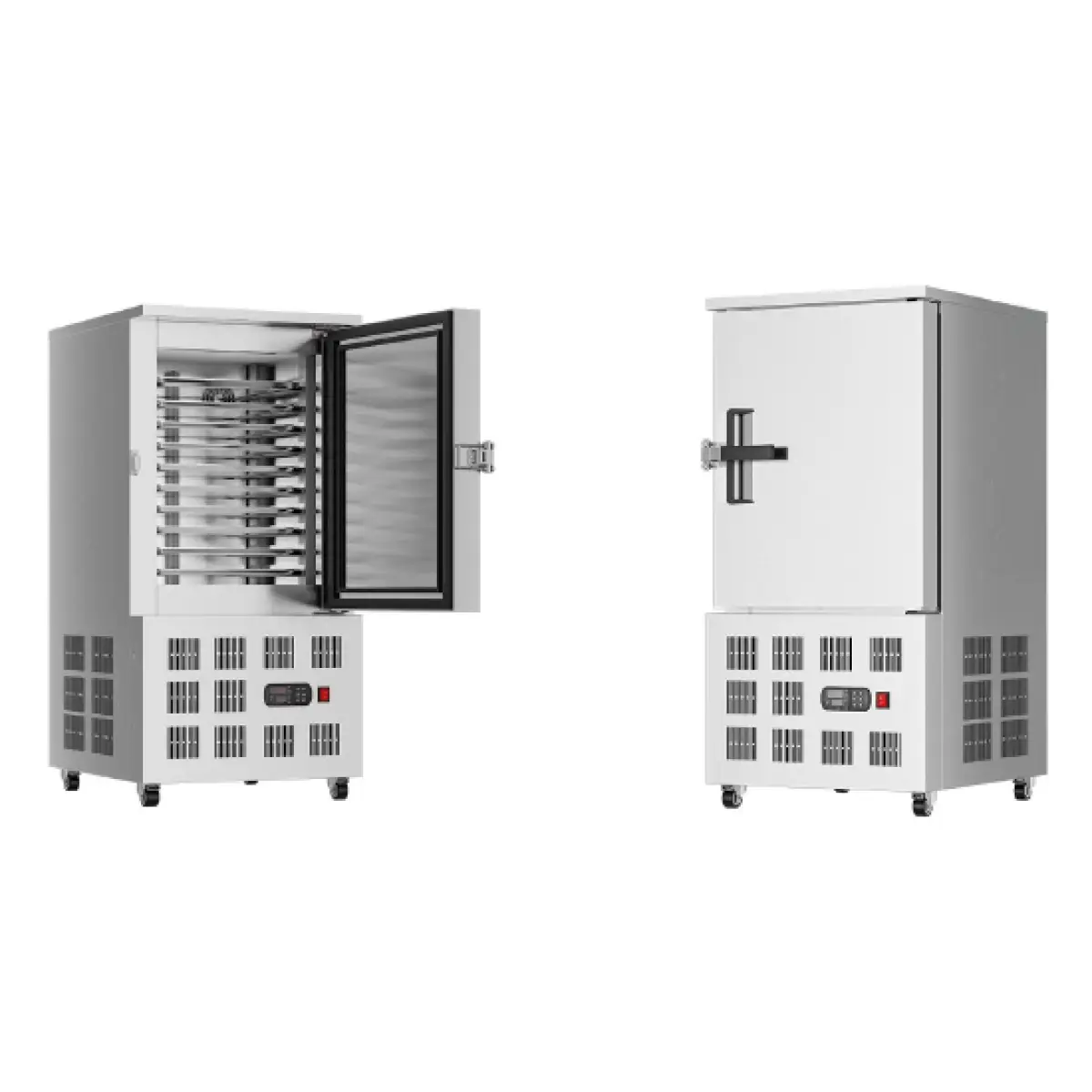 Congelator rapid profesional cu 10, 15, 22  tăvi -45°, -60°, -80°