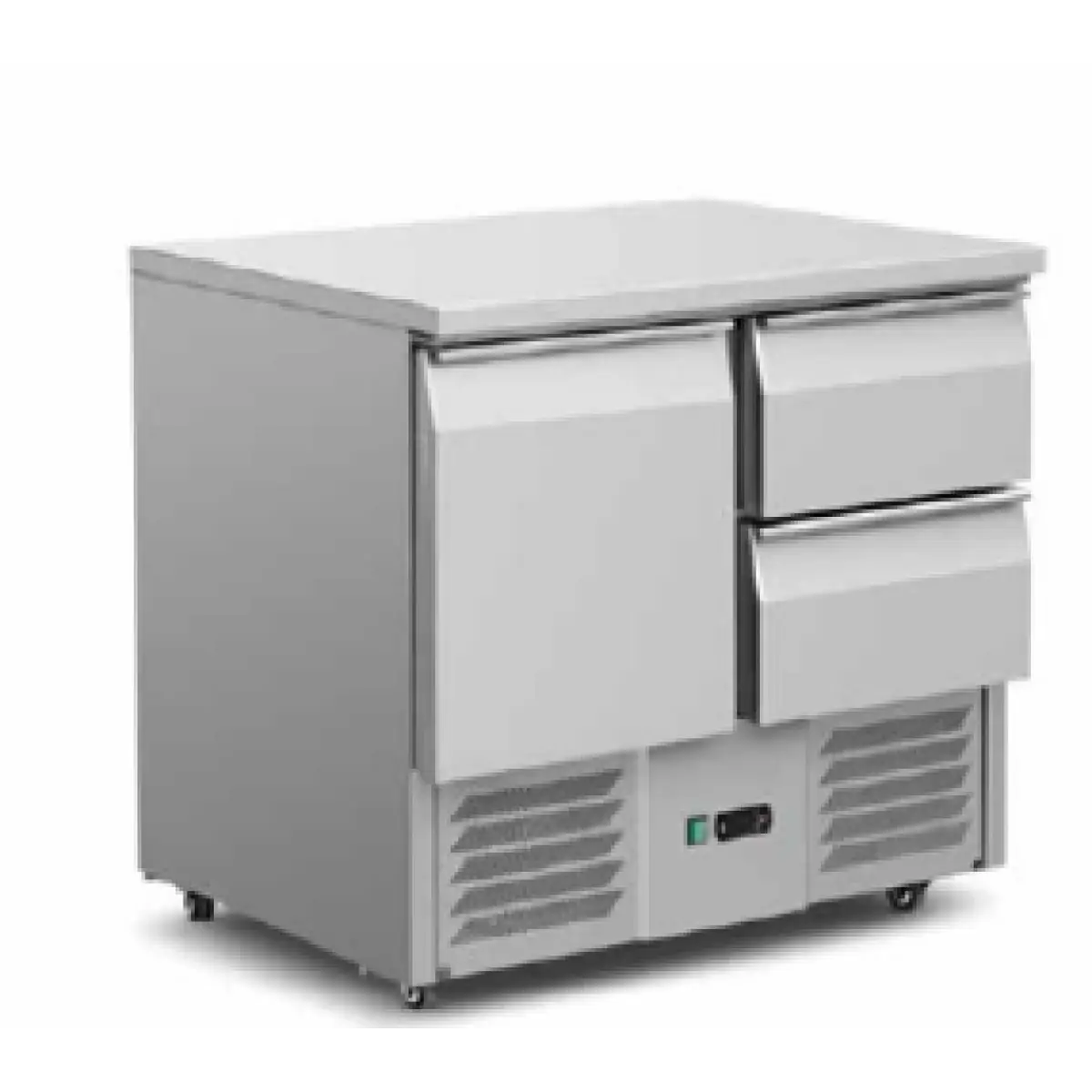 Stație frigorifică profesională cu blat din inox 250 L
