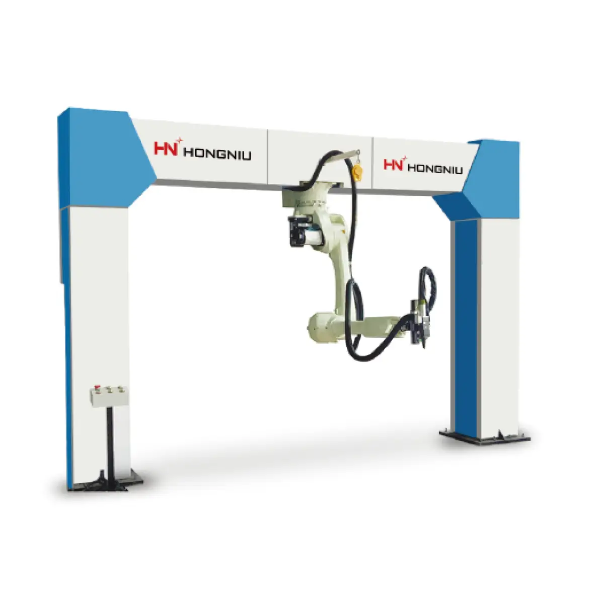Robot industrial CNC cu laser fibră 3D pentru debitare
