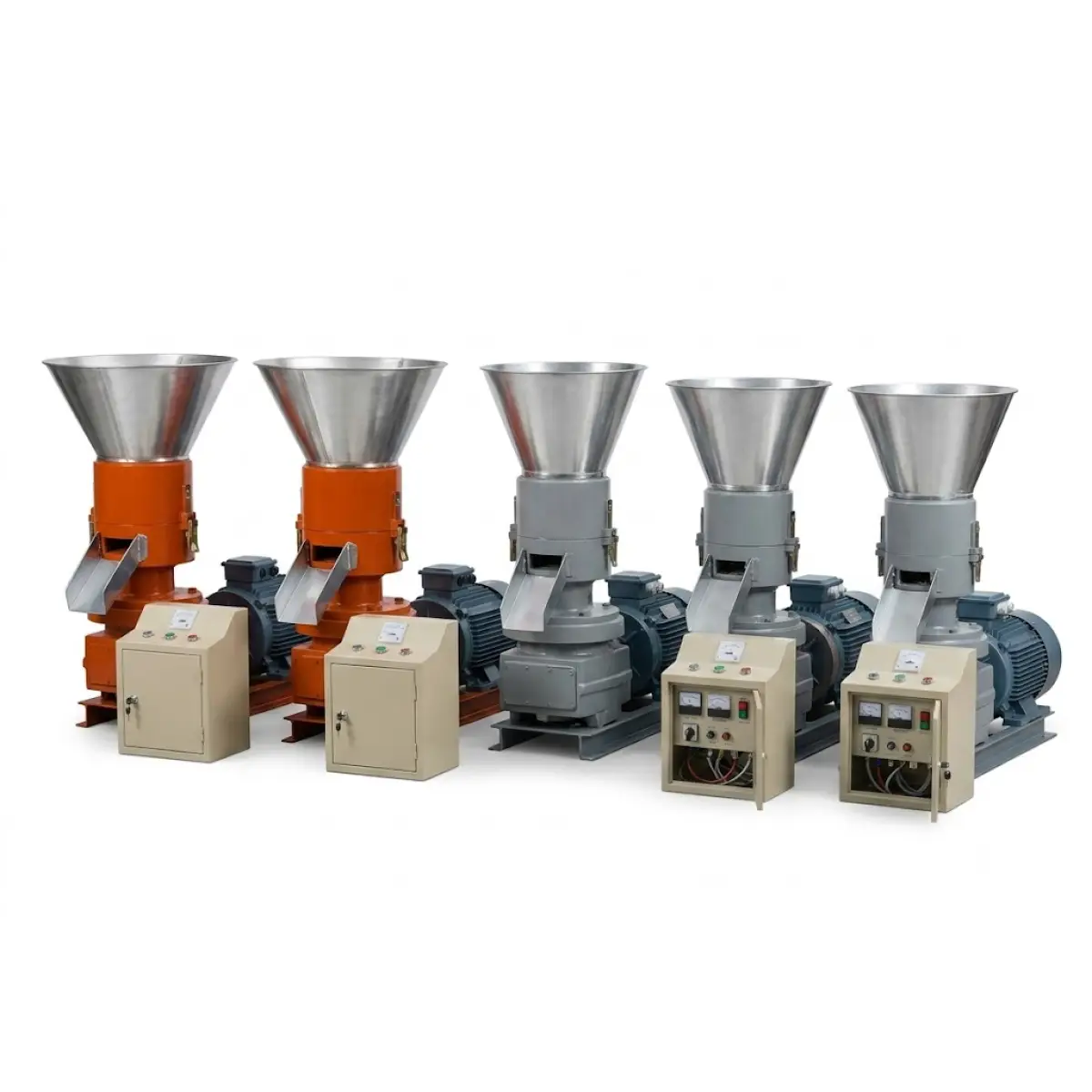 Presă de Peletizat Industrială cu Matriță Plată RM-FAD-01