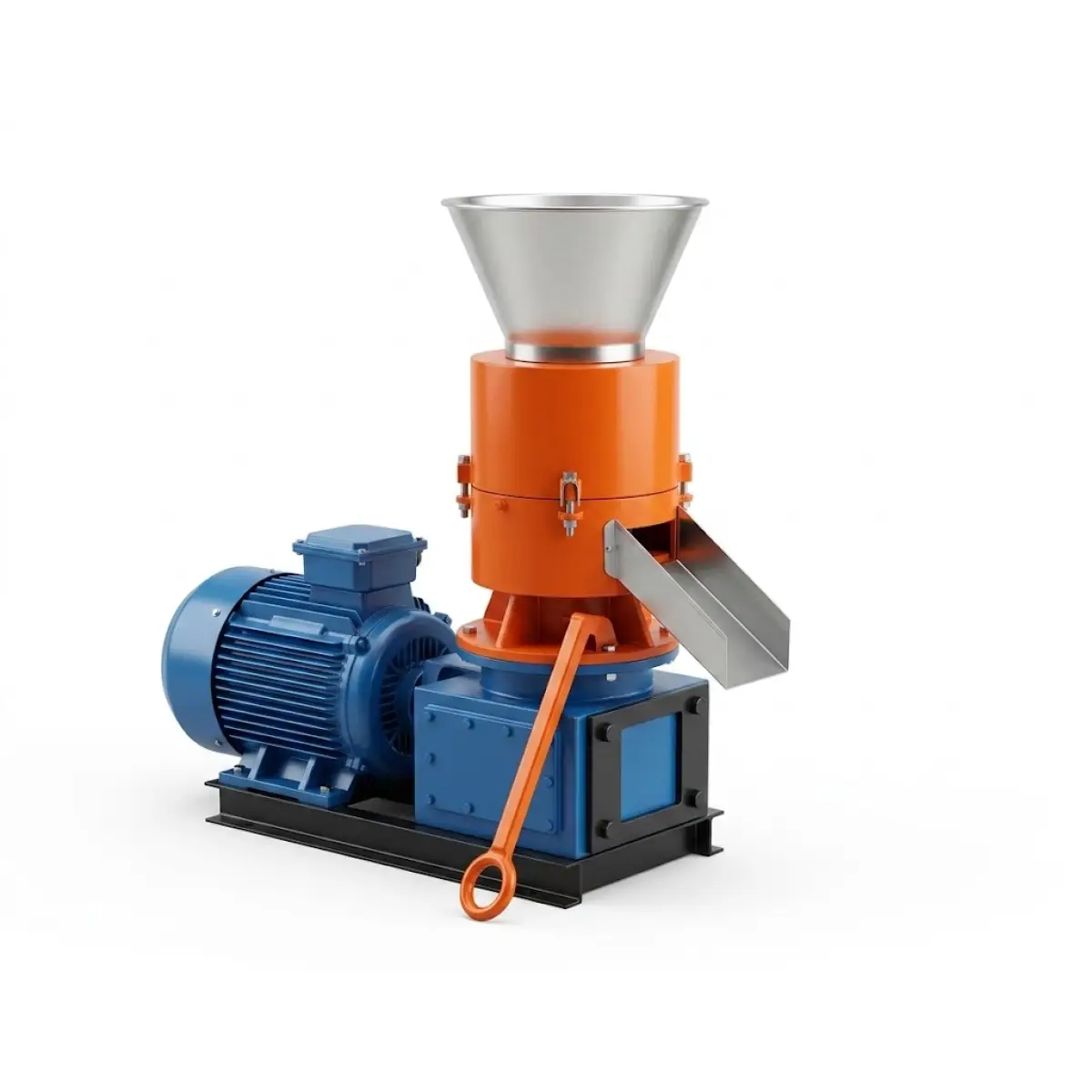 Presă de Peletizat Heavy-Duty cu Matriță Plată RM-FAD-02