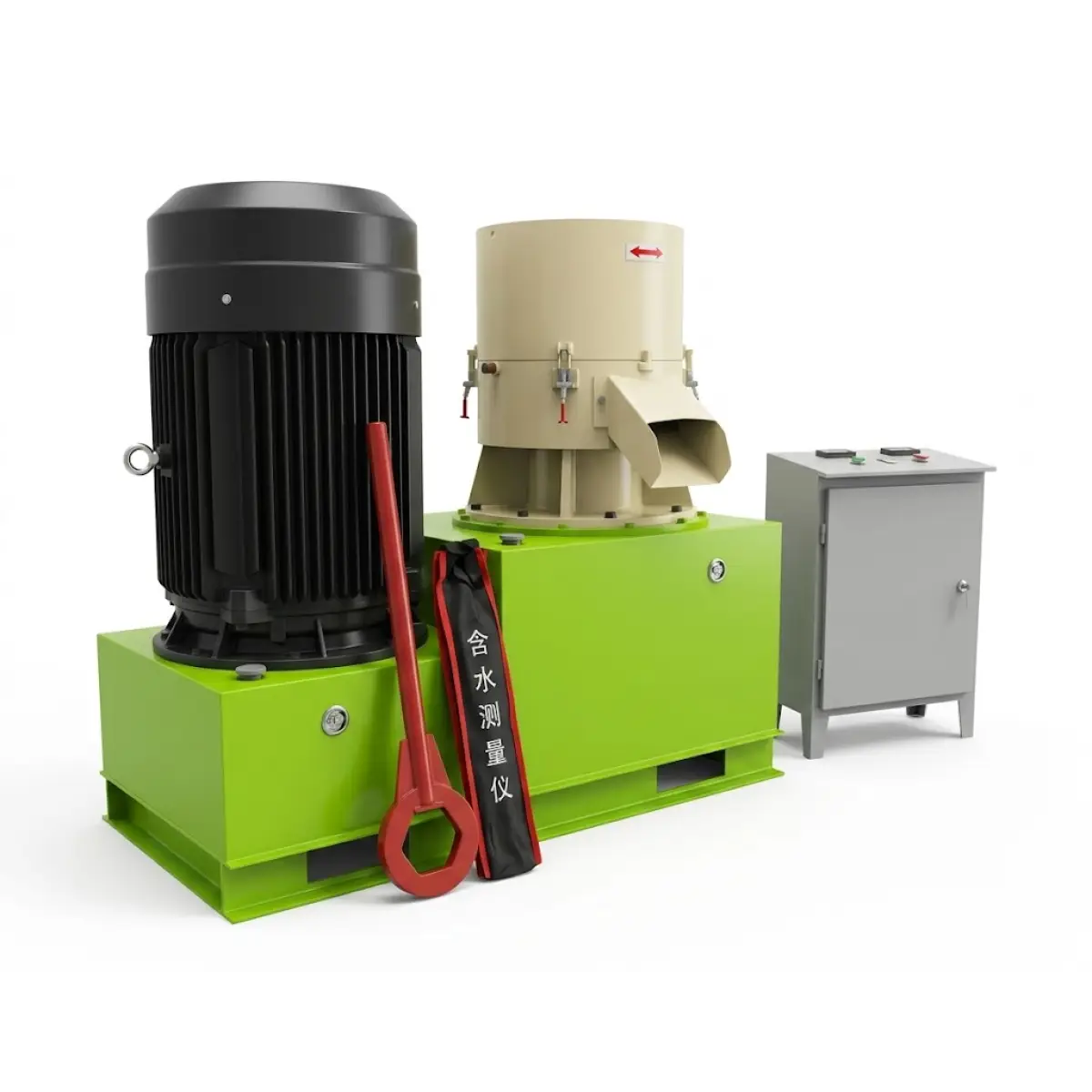 Presă de Peletizat Industrială Heavy-Duty cu Tablou Electric Separat și Kit de Testare RM-FAD-04