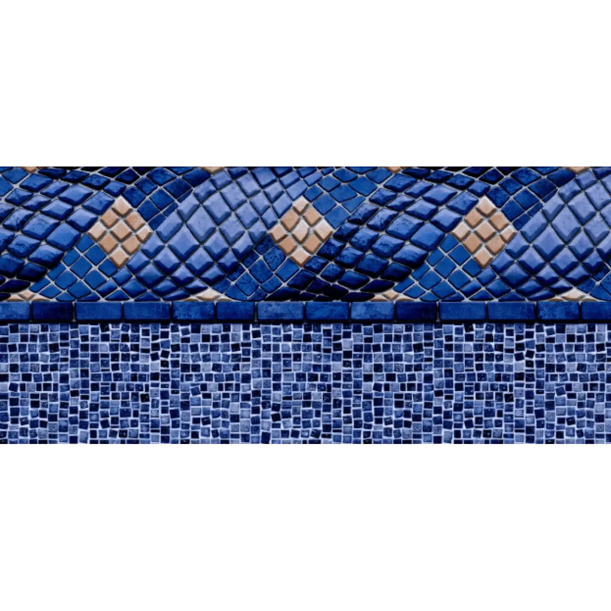 Folie PVC Decorativă pentru Piscină cu Bordură Integrată