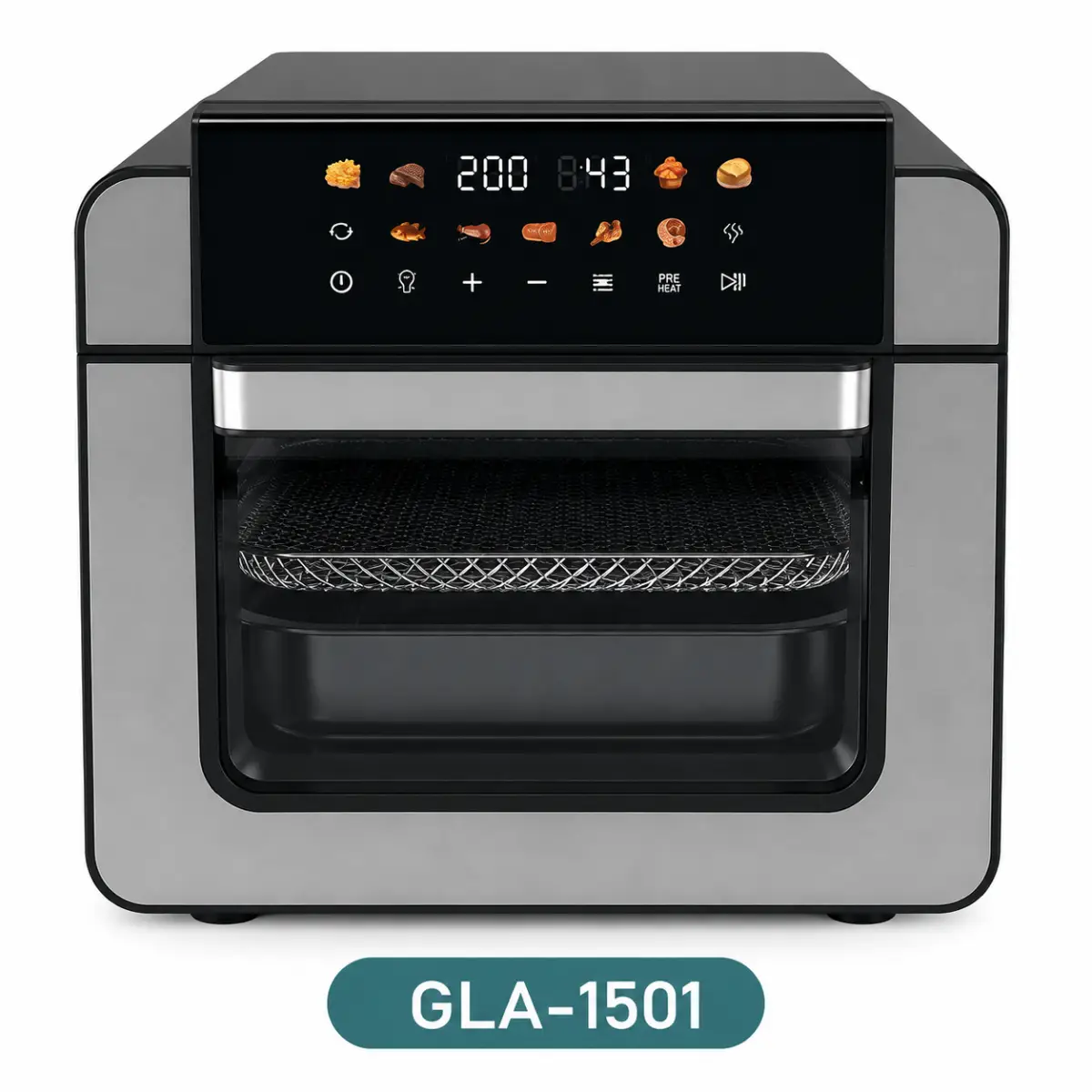 Multicooker 9 în 1 cu Air Fryer și Cuptor – 15L / 18L