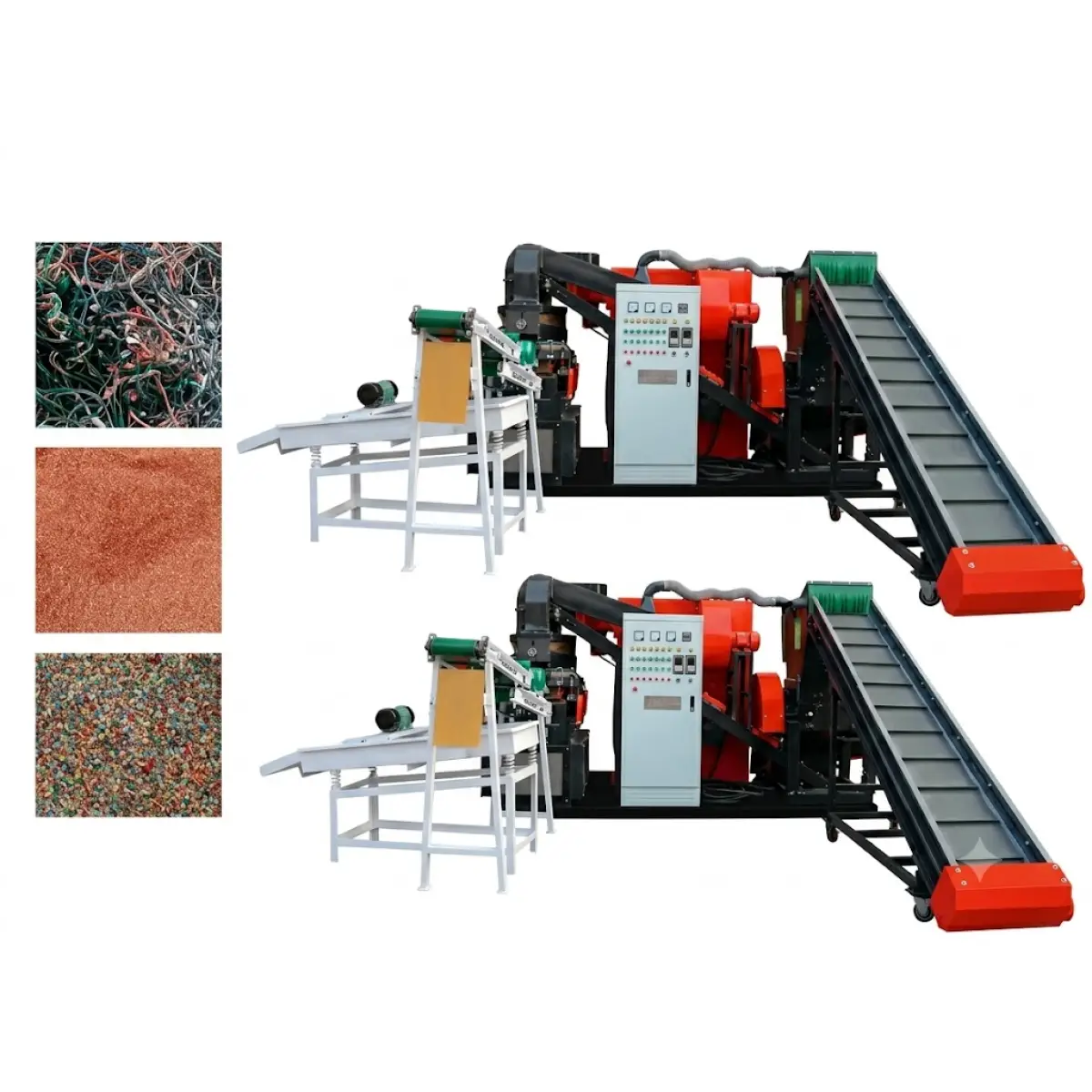 Granulator Uscat de Cupru și Linie de Reciclare Cabluri RM-QIL-BRY-03