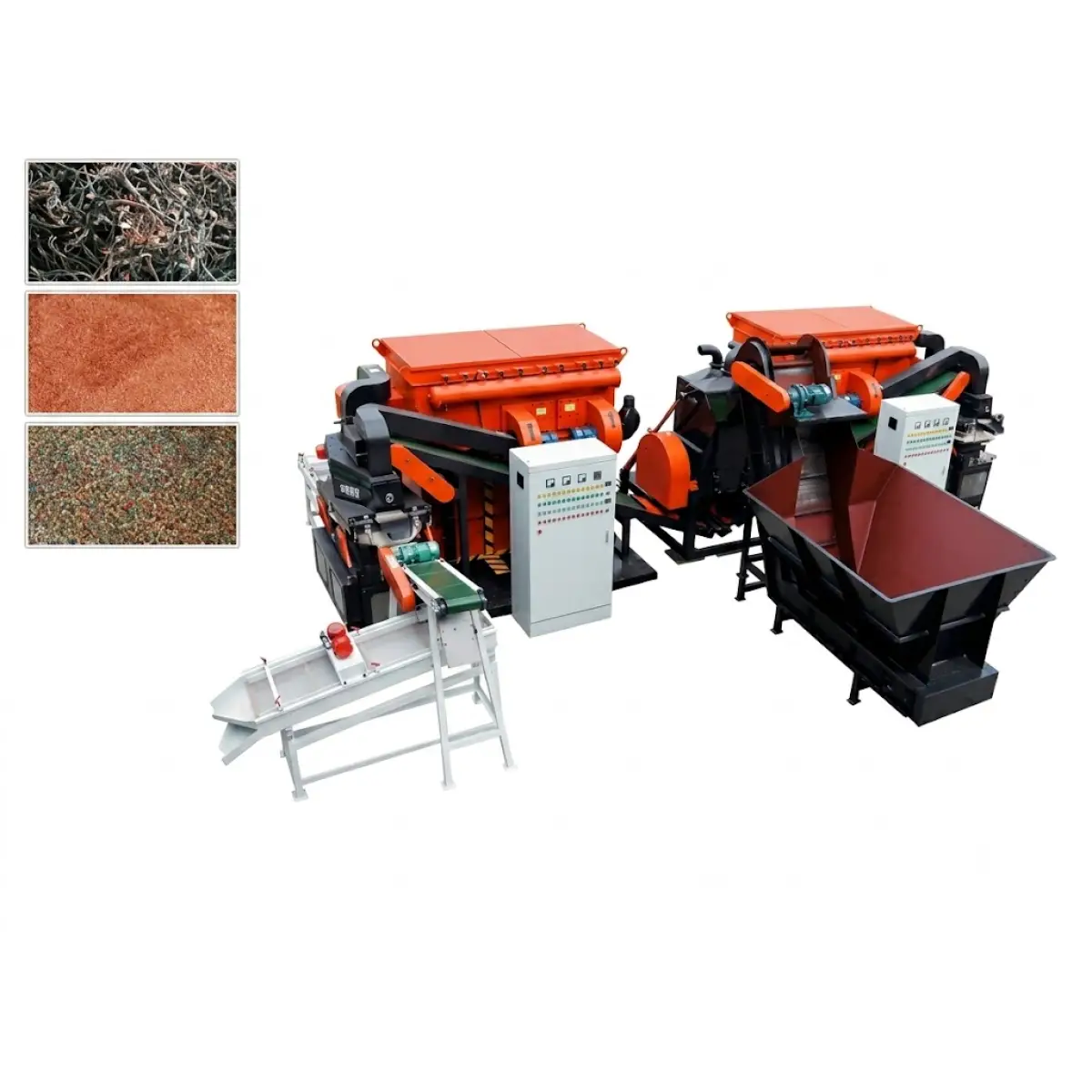 Granulator Uscat de Cupru și Linie de Reciclare Cabluri RM-QIL-BRY-04