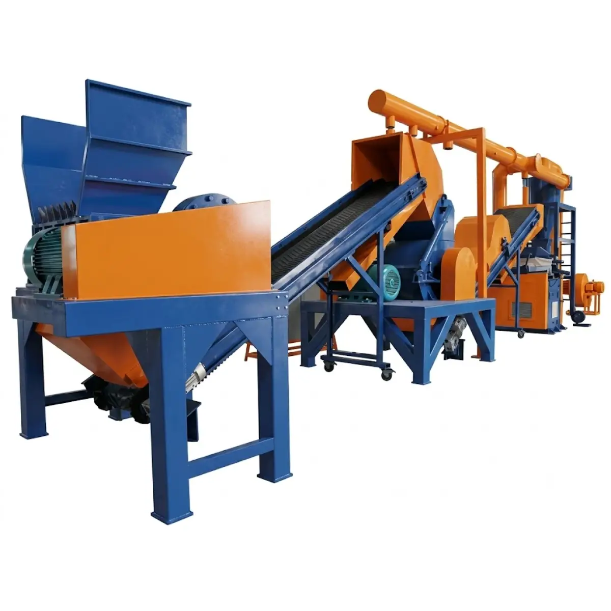 Linie Automatizată Completă pentru Reciclarea Radiatoarelor RM-QIL-BRY-07