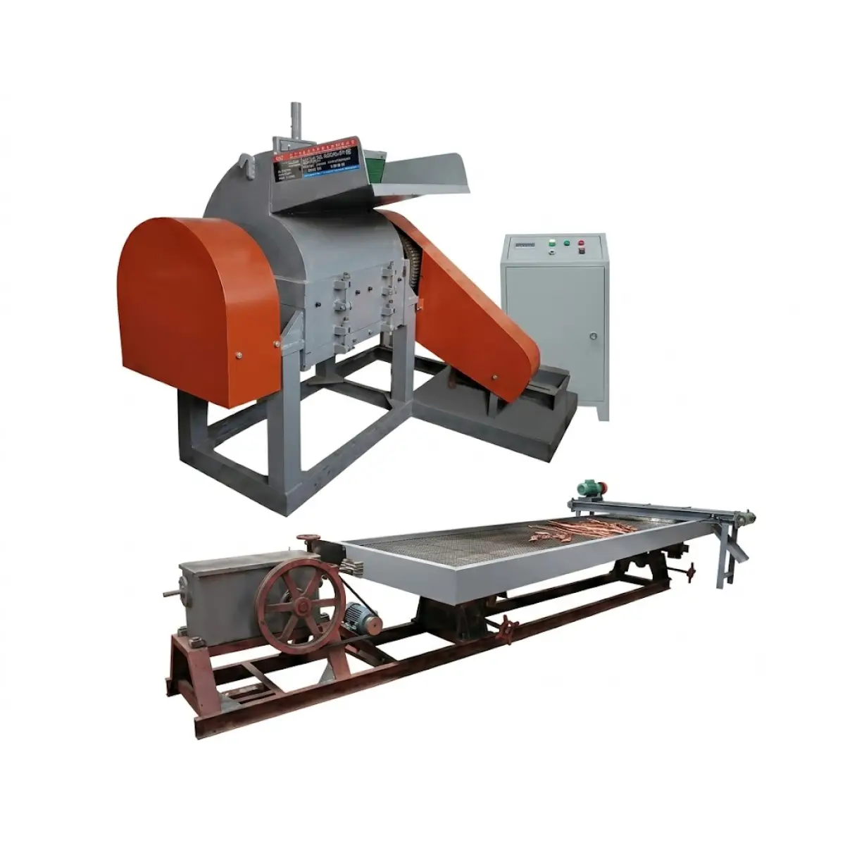 Granulator Umed de Mare Capacitate pentru Reciclarea Cablurilor de Cupru RM-QIL-BRY-10
