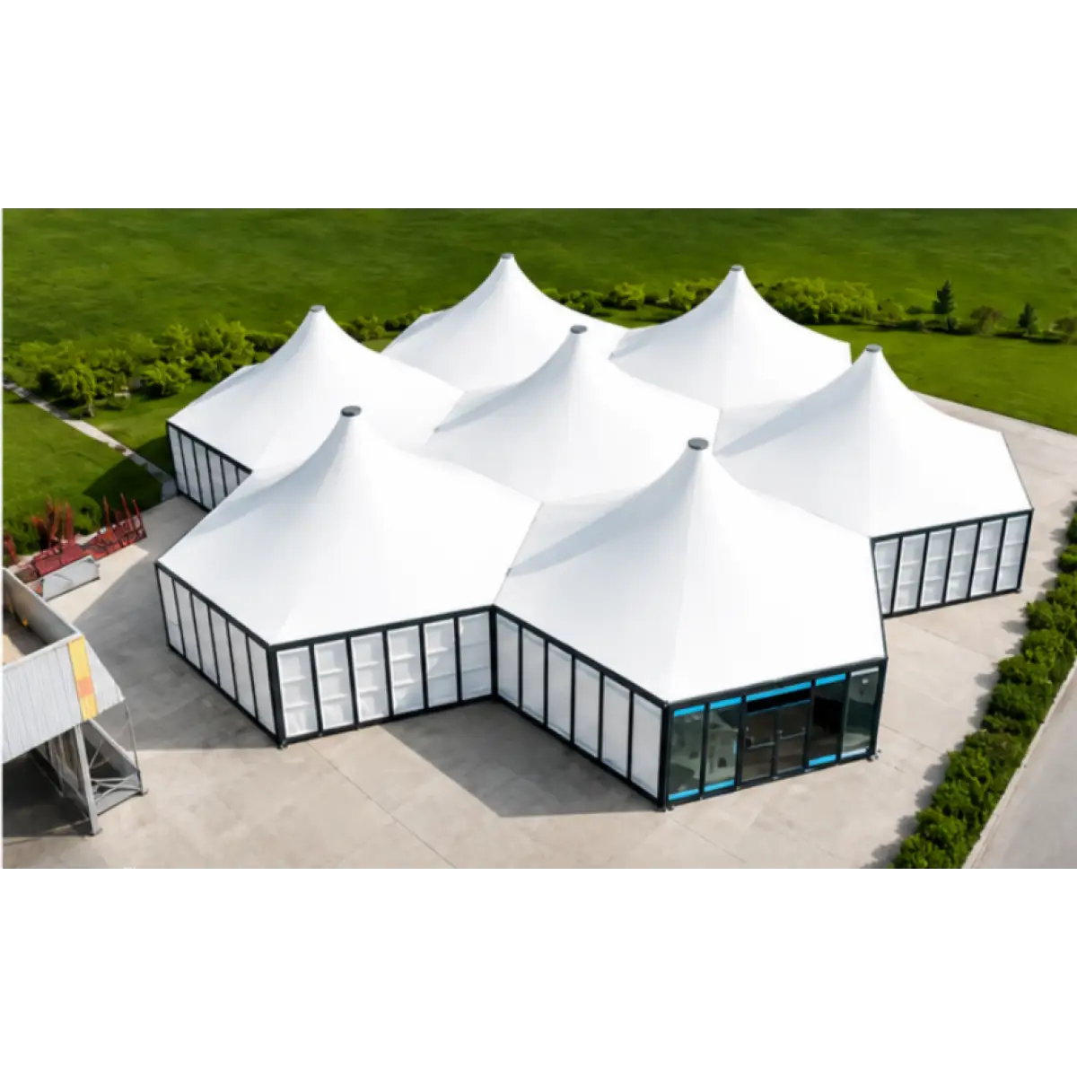 Corturi Modulare Hexagonale Premium LIRI Seriile MP-HEX, MD-HEX și MC-HEX