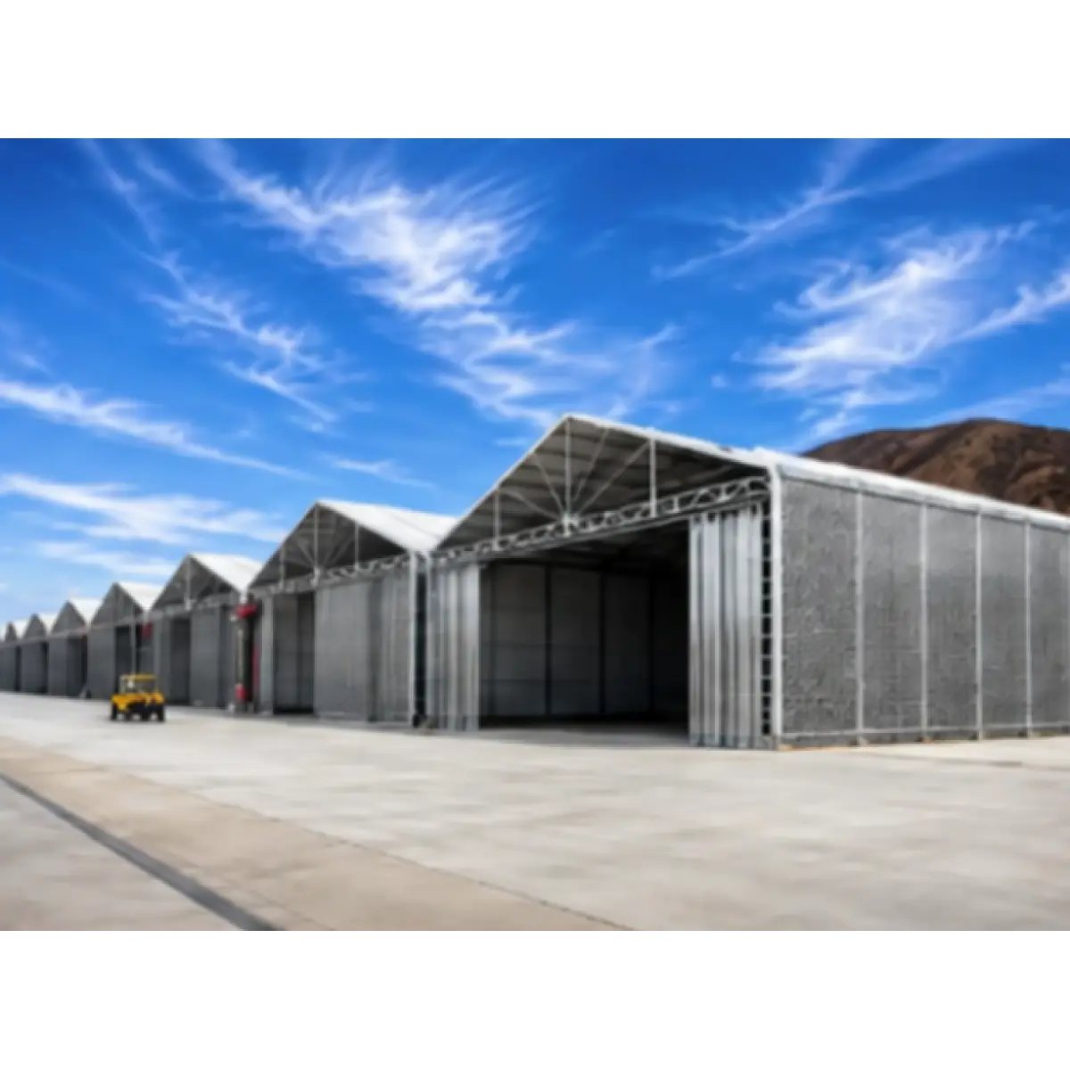 Hangare Modulare Tip Cort pentru Aviație, Industrie și Depozitare LIRI Hangar Tent Series