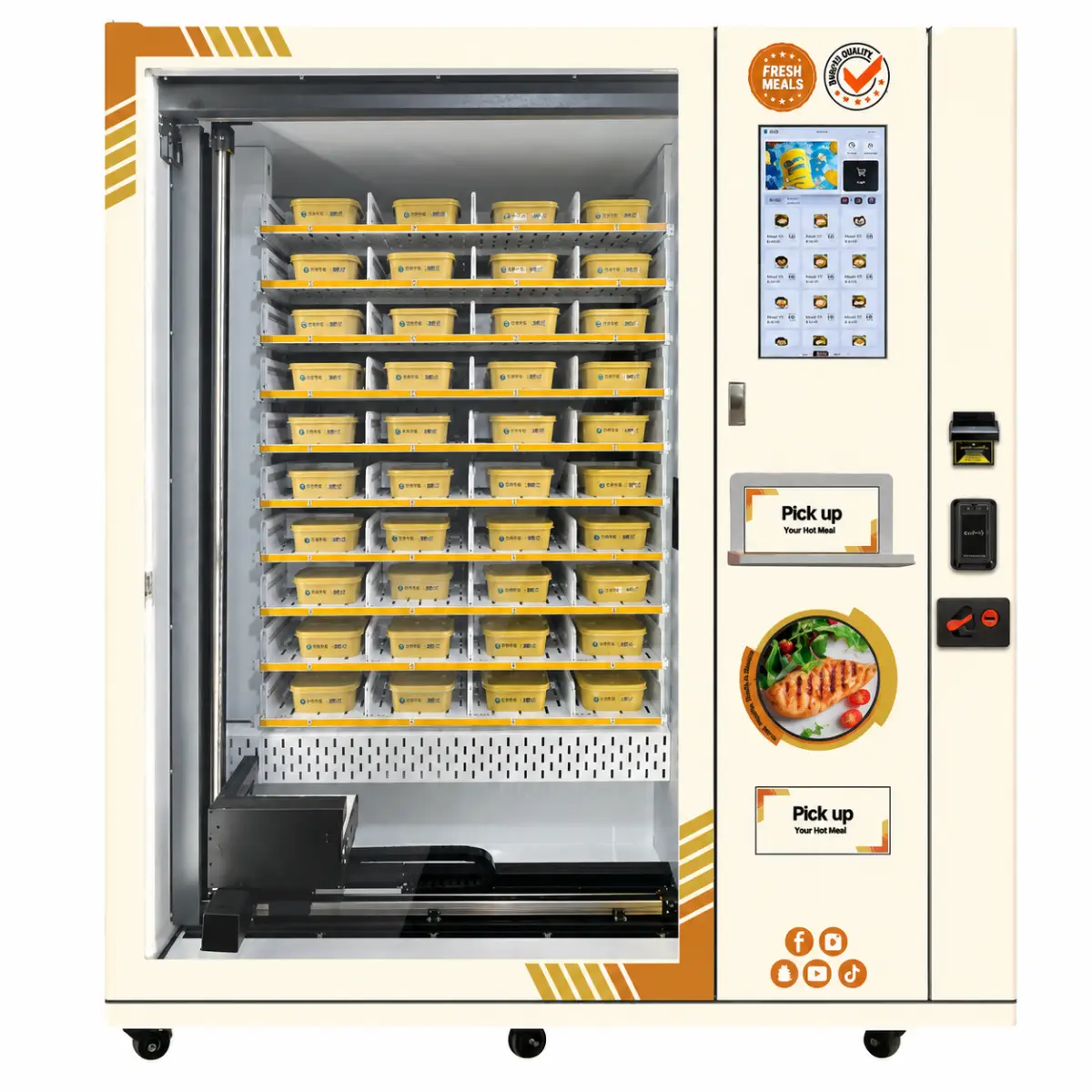 Automat de vânzare pentru box lunch și produse alimentare 
