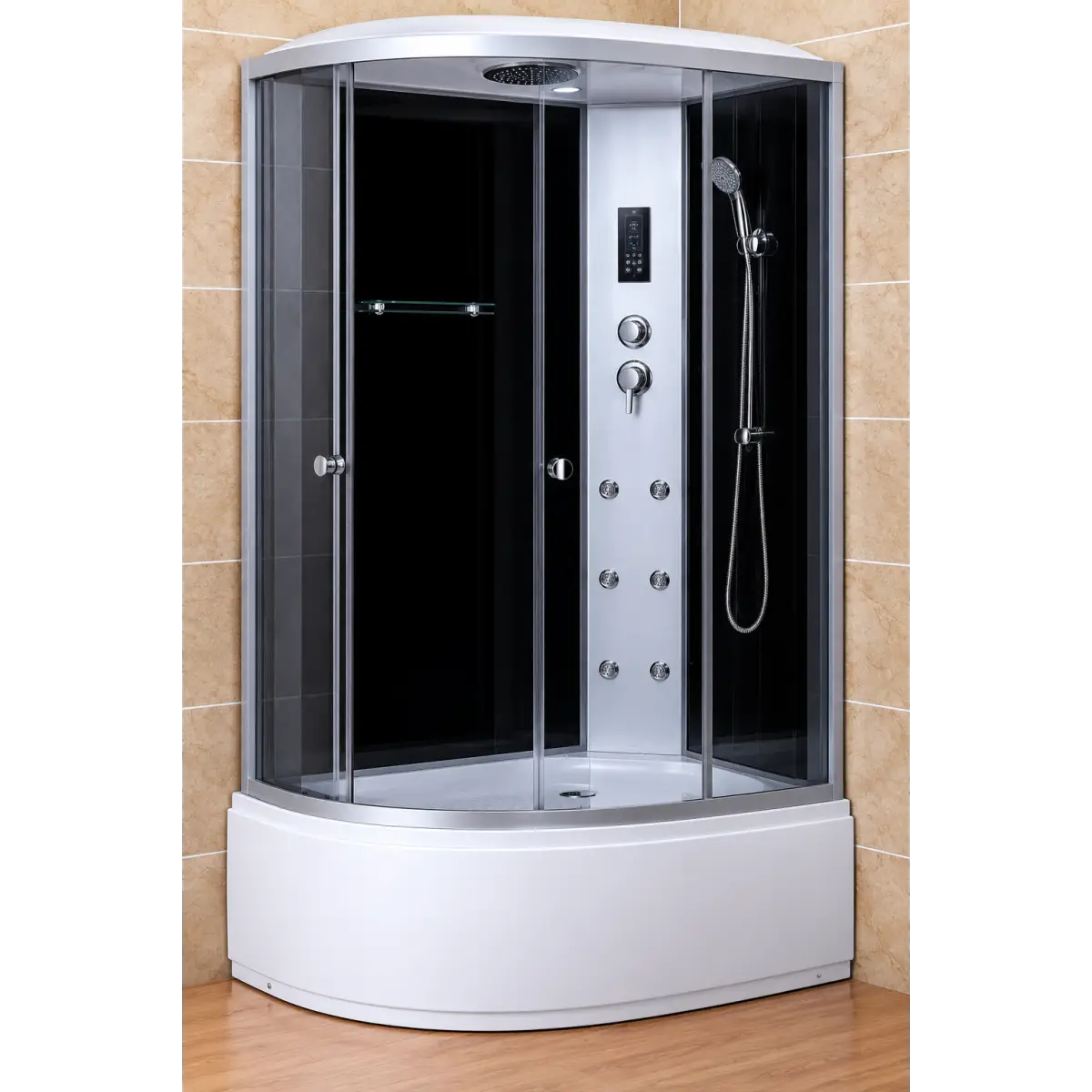 Cabină de duș  „Black & Silver”