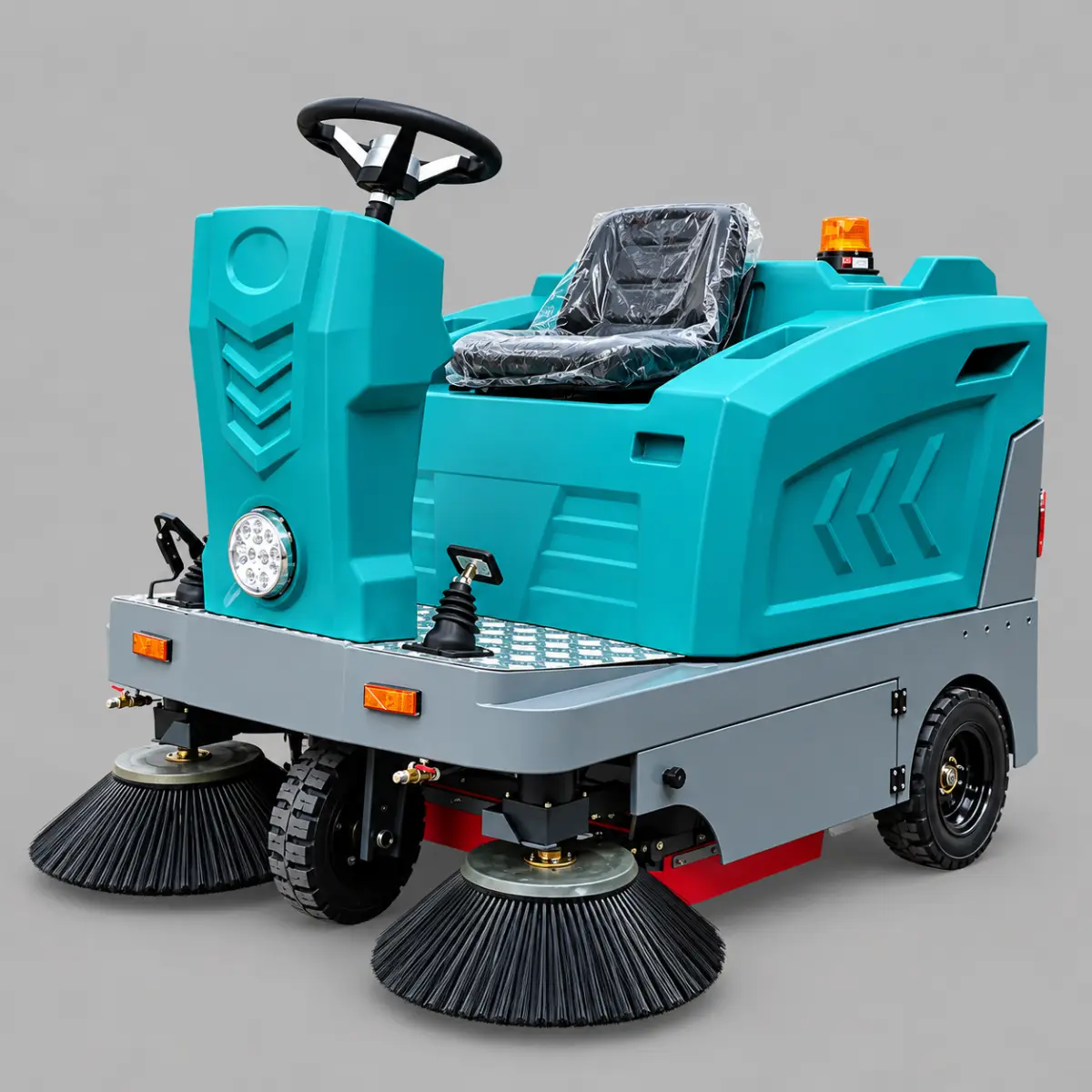 Mașină de măturat compactă LM-1500 cu rezervor rotomulat