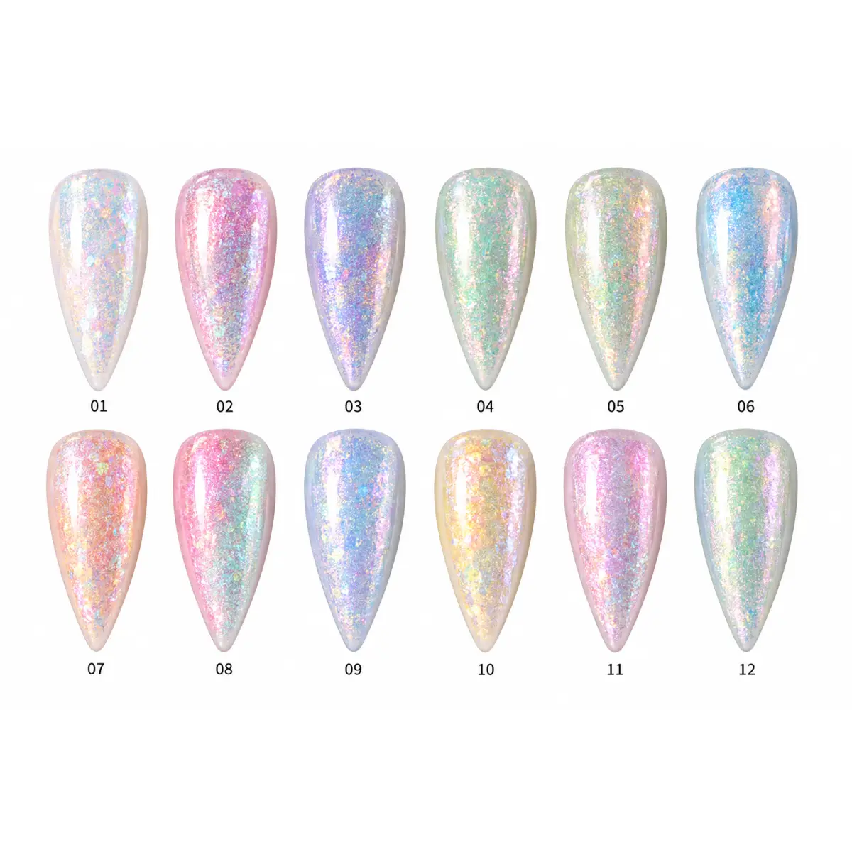 Gel de construcție cu glitter fin