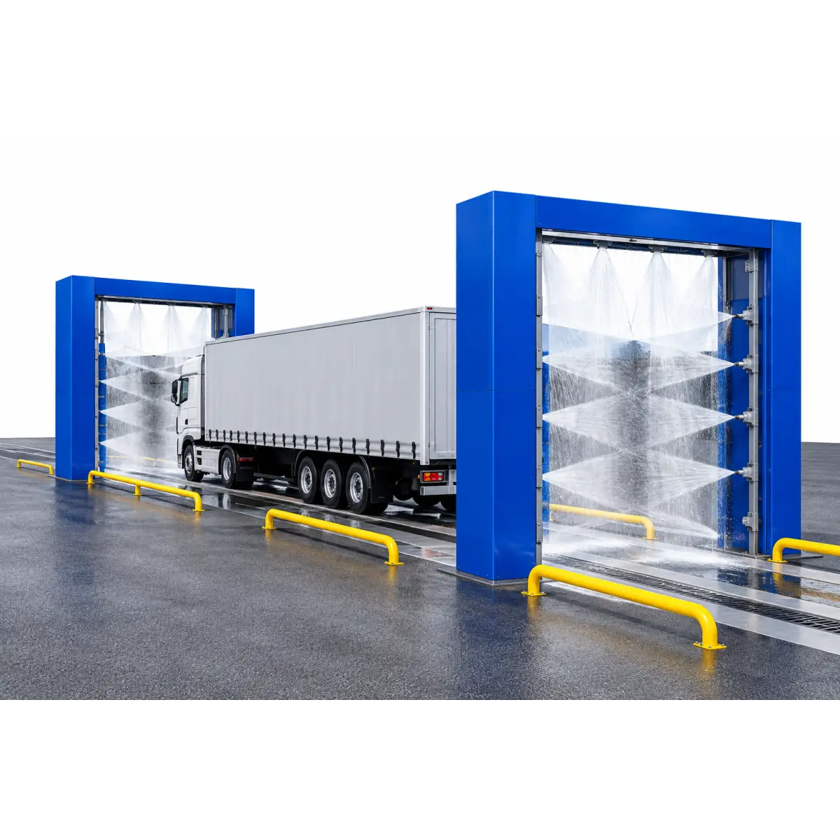 SISTEM AUTOMAT DE SPĂLARE PENTRU VEHICULE INDUSTRIALE