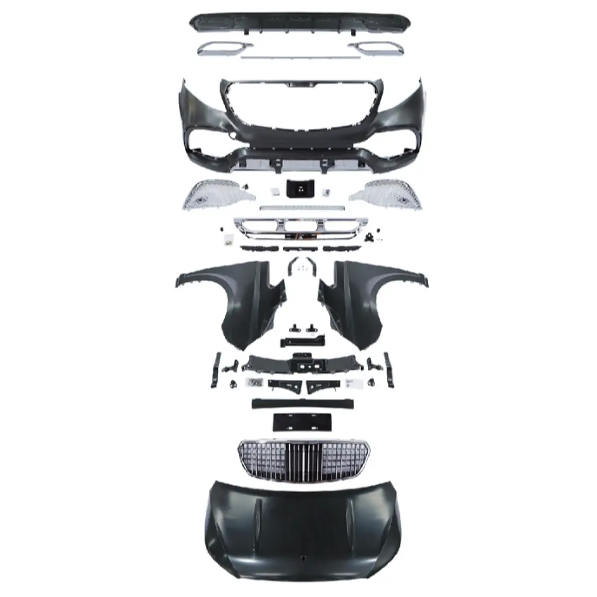 Kit exterior tip GLS pentru Mercedes-Benz Viano, cu actualizare frontală și faruri